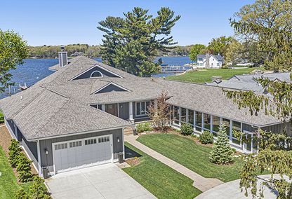 Home for sale on Lake Macatawa in Michigan